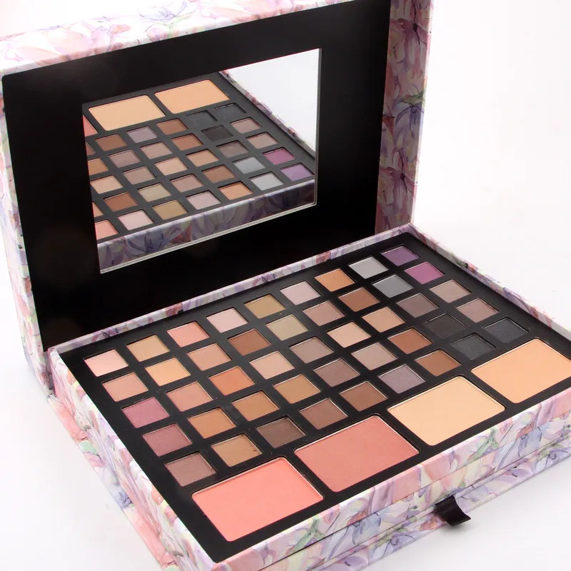 1 Set Professional Makeup Palette In Pink Box With Eyeshadow Concealer