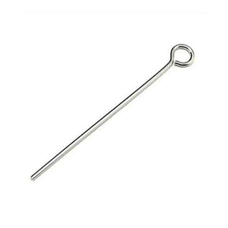 

25mm 200pcs Nine Words Pins Stainless Steel Eye Pins Jewelry Findings For Jewelry Making Earrings DIY
