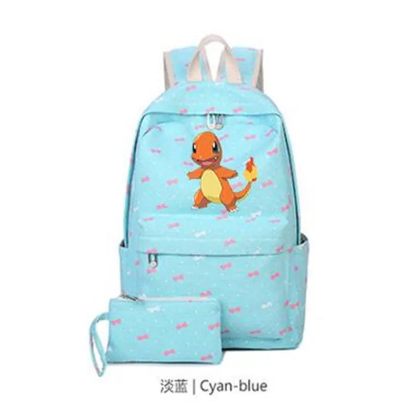 Рюкзак Pokemon сумка Пикачу волновой точки Mochila для ноутбука школьная дорожные сумки