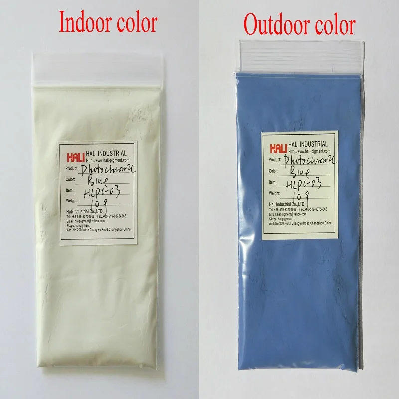 Photochromic pigment powder sunlight active pigment solor sensitive item:HLPC-01 color:red 1lot=10gram.