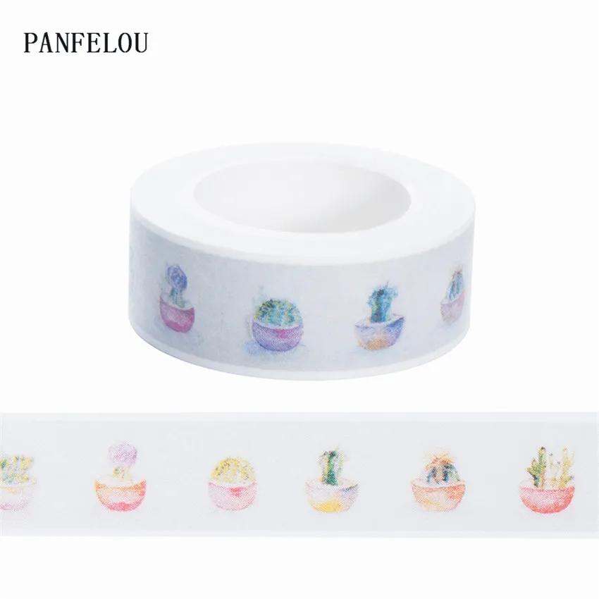 

10M*15mm Potted plants stickers Washi Masking tape Quality good price HOT sell DIY Scrapbook Embellishments Decoration