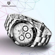 PAGANI DESIGN 2019 New Men's Watches Sport Quartz Watch Men Steel Waterproof Clock Male Fashion Chronograph Relogio Masculino pagani design brand chronograph sport watches japan movement stainless steel case waterproof quartz watch relogio masculino
