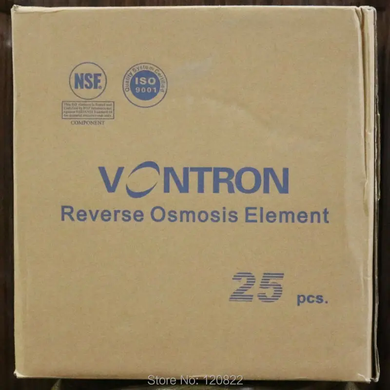 Vontron ULP1812-75 RO элемент мембраны NSF обратного осмоса Системы 75gpd фильтр для воды картридж 25 шт./ctn