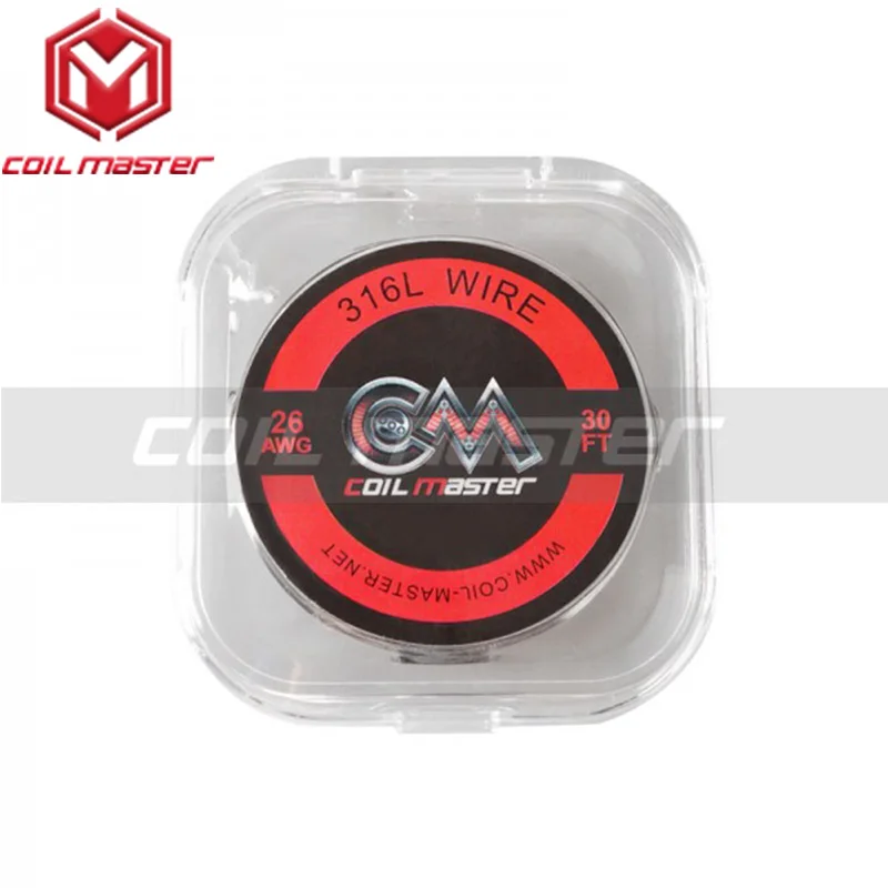 

2pcs/lot Original Coil Master 316L Wire 22/24/26/28/30GA 30Feet DIY Heating Wire For Electronic Cigarette RDA RBA RTA Vaping
