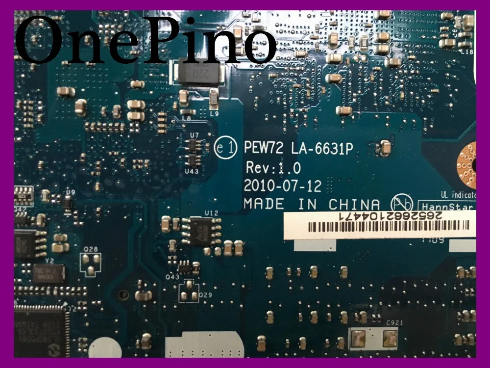LA-6631P صالح لشركة أيسر 5336 5736 5336Z 5736Z اللوحة المحمول DDR3 PEW72 MBTZZ02001 اختبار
