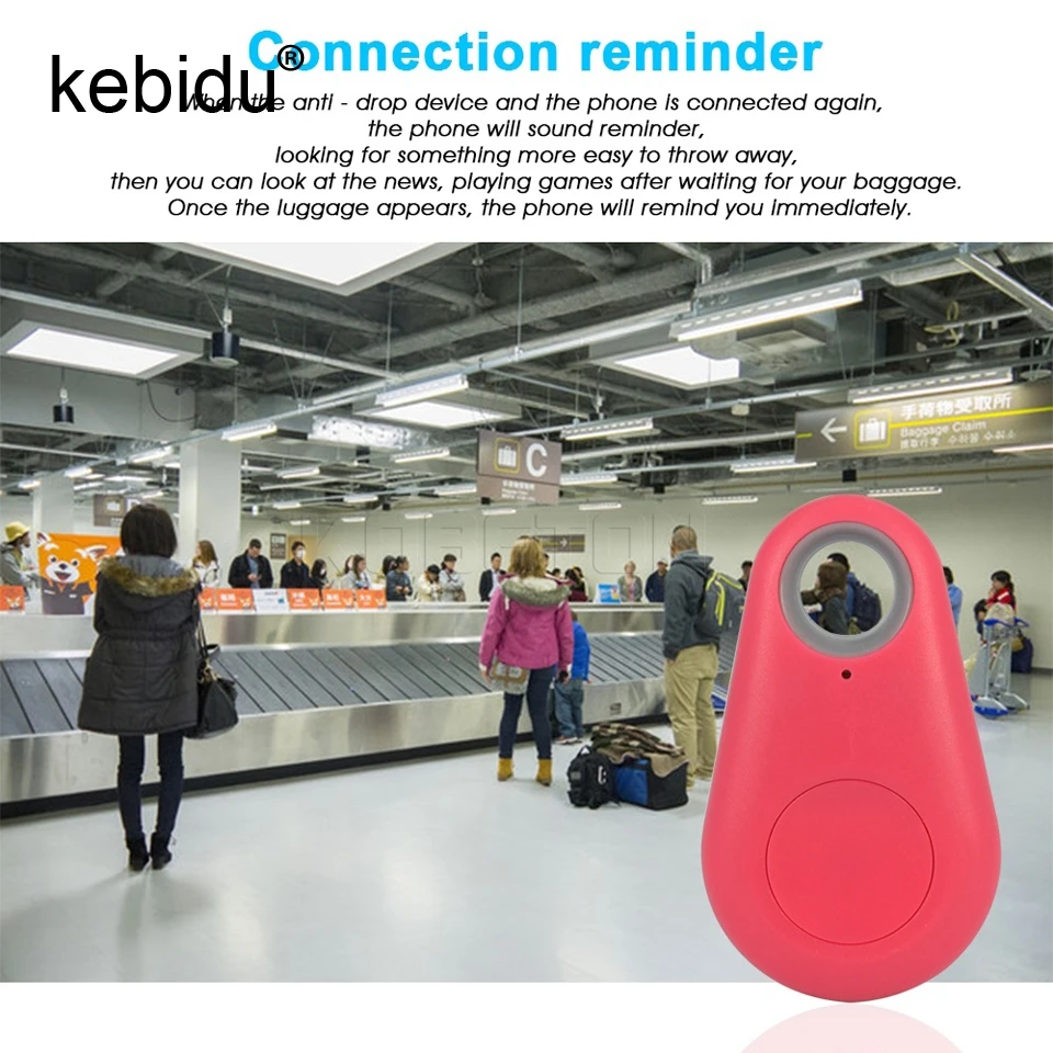 Kebidu смарт-тегов Bluetooth трекер ребенка мешок Кошелек Key Finder GPS сигнализации локатор собака трекер для IOS для Android