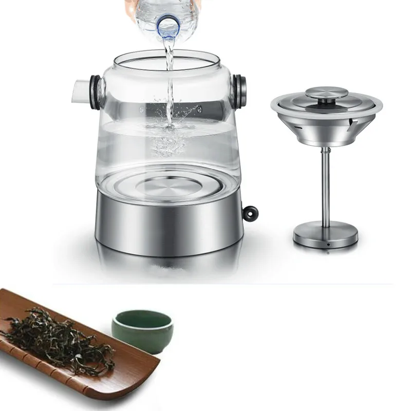 Electric kettle Automatic glass cooking pot steaming curing electric heating steam tea, black tea boiled Overheat Protection Electric kettle Automatic glass cooking pot steaming curing electric heating steam tea, black tea boiled Overheat Protection