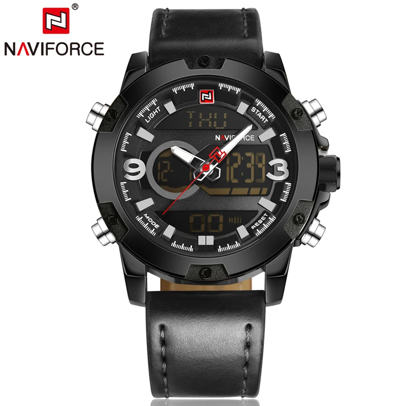 

Top Luxury Brand NAVIFORCE Men Full Steel Watches Men's Quartz Analog Watch Man Fashion Swim Sports Army Military Wrist Watch