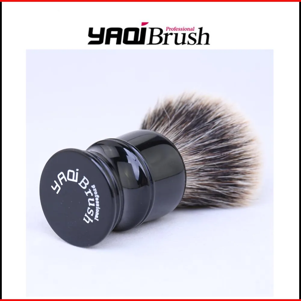 Yaqi Pure Best Badger Hair Black Resin Handle Men Shaving Brushin