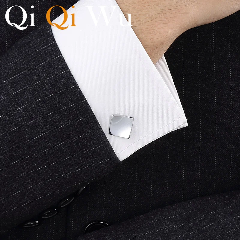 Персонализированные Запонки Qi Wu мужские запонки для свадьбы подарка жениха