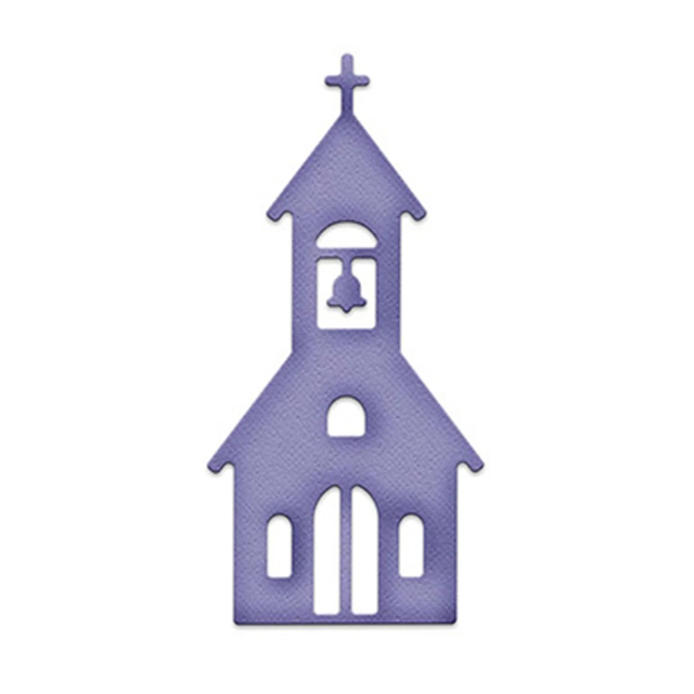 

Swovo Wedding church dies Metal Cutting Dies Stencils for DIY Scrapbooking Album Paper Card Decorative Craft Embossing Die Cut