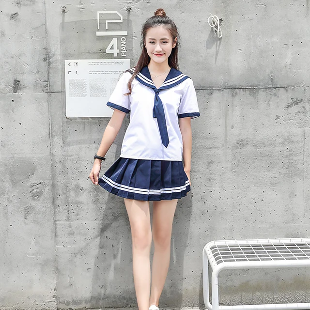 Female school uniforms set 2018 new style fashion beauty Japanese girl ...