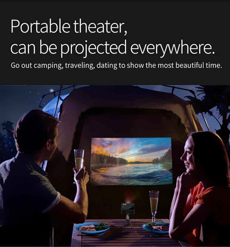 Salange T200 mini projector (15)