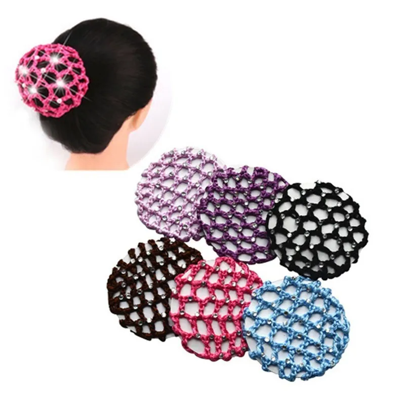 Best Seller Bun-Cover Hair-Net Snood Ballet Elastic Styiling-Tool Women 1PC Dance Colorful Girls 9gLKQZk9R