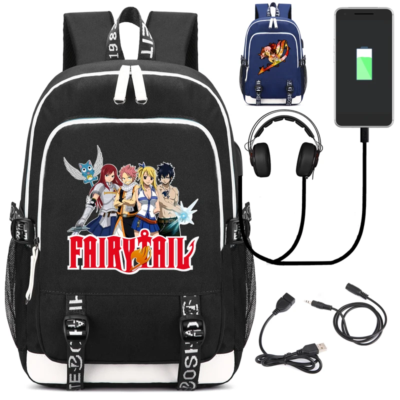 

FAIRY TAIL Backpack Bangtan Boys School Shoulder Bag Jimin Jung Kook JIN