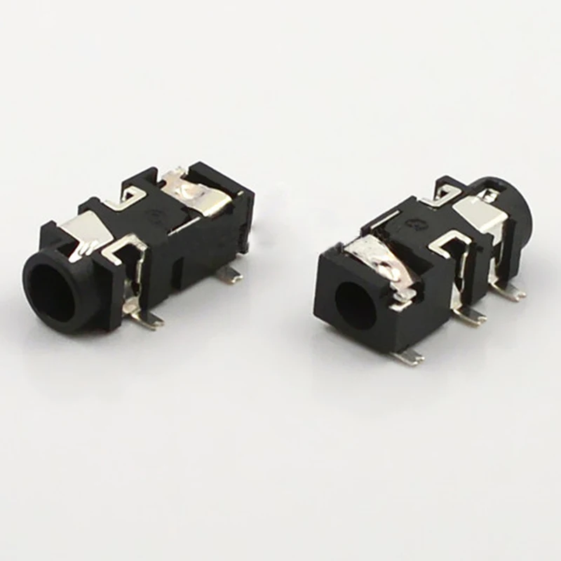 30pcs Jack 3 5mm Headphone Connector SMD type Smt 3 5 Headset Jack PJ Socket PJ 327E Paste Board For Bluetooth Small Speakers