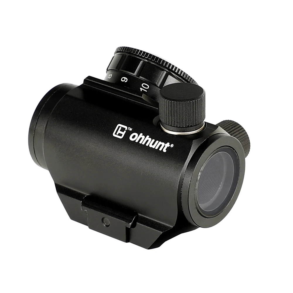 Ohhunt тактический, компактный 1X21 Red Dot Sight 3 MOA Scope с быстросъемной планка пикаттини рейку крепление для охотничьей винтовки