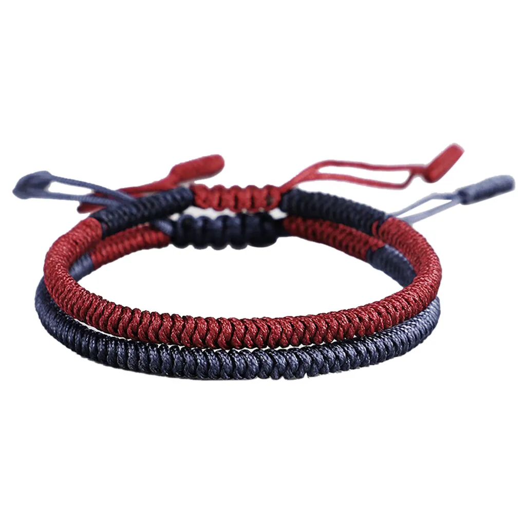

2Pcs Adjustable bracelet Creative King Kong knot Handwoven Multicolor Bracelet Men And Women party wear or daily wear 7.22