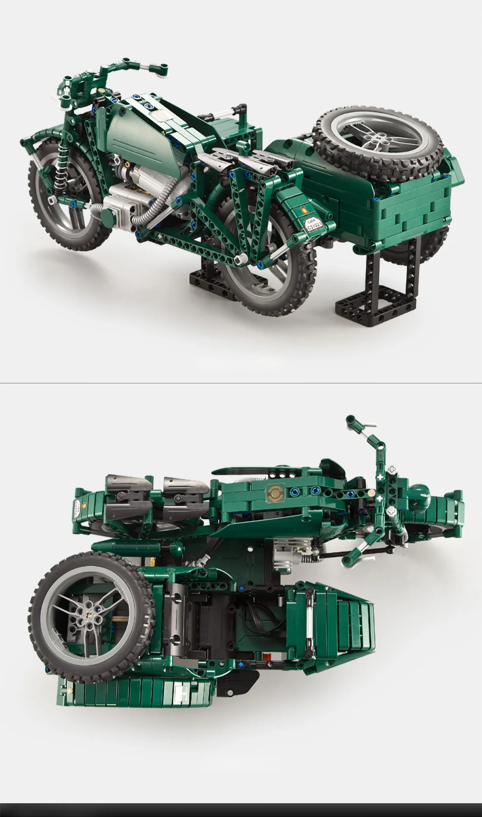 629 шт. серия WW2 RC строительные блоки для мотоциклов, комплекты армейских солдат, военный мотоцикл, транспортные средства, совместимые технические кирпичи, игрушки для мальчиков