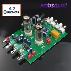 Nobsound 6J5 ламповый усилитель Bluetooth 4,2 Аудио Стерео тон управление доска HiFi