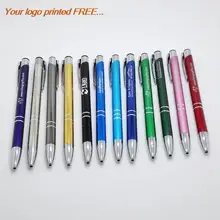 Уникальный эксклюзивный подарок, идеи, качественные металлические Письменные ручки, 20 штук в партии, с вашим дизайном