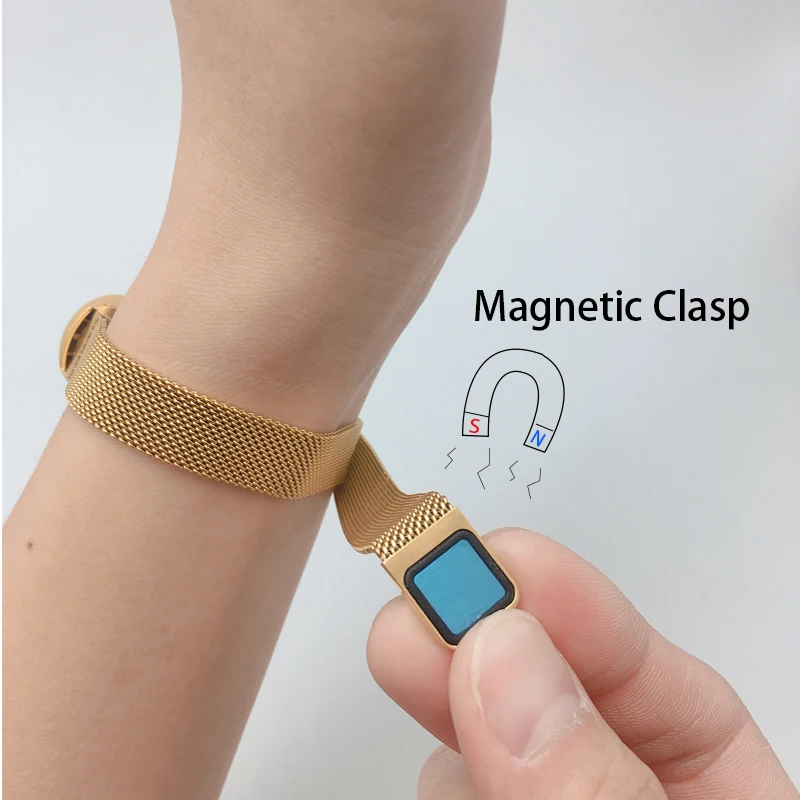 Ремешок из нержавеющей стали для Xiaomi 5 браслет без винтов 3 Mi Band 4 3|Ремешки часов| |