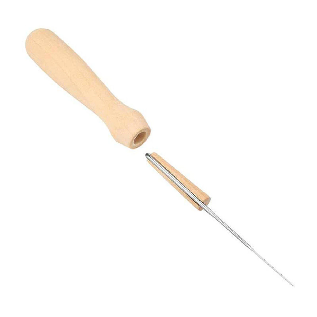 60pcs 3 Sizes Felting Needles Pin Tools Set Of Felt Of Wool Pins With Wooden Handle Wool Felt Tool Kit