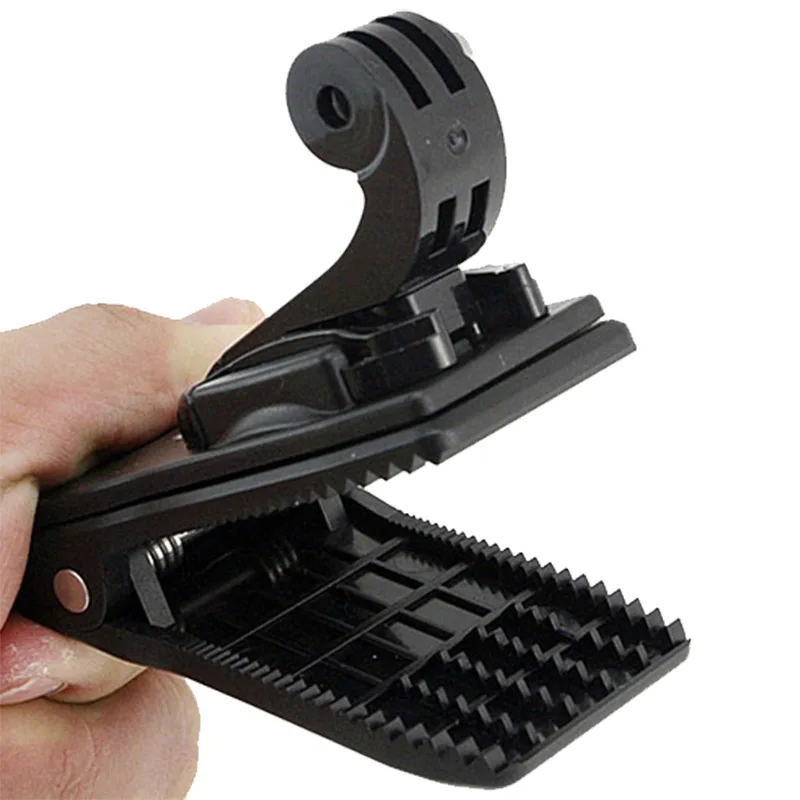 

360 Rotary Backpack Hat Mounts Clip Fast Clamp Mount for GoPro 2 3+ 4 Session DJA99