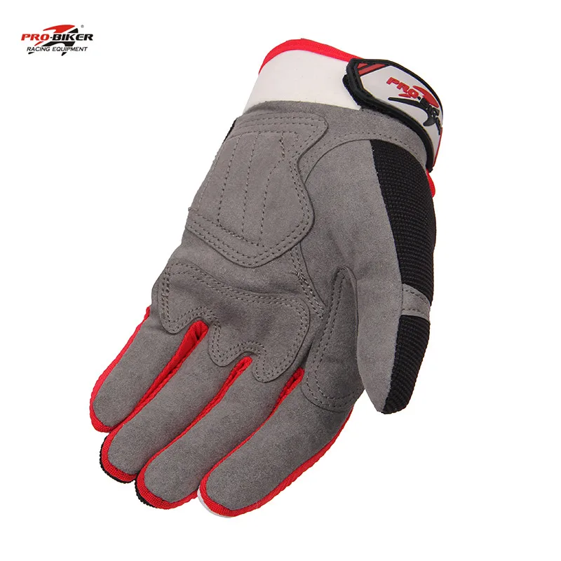 PRO-BIKER мотоциклетные перчатки дышащие перчатки для мотокросса Нескользящие Guantes Luva мото гоночные перчатки мужские мото перчатки