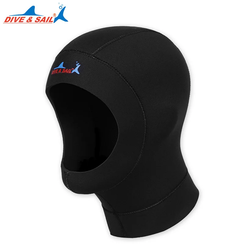 DIVE&SAIL 3mm Neoprene Swimming Diving Caps Hat Winter Warm Hood