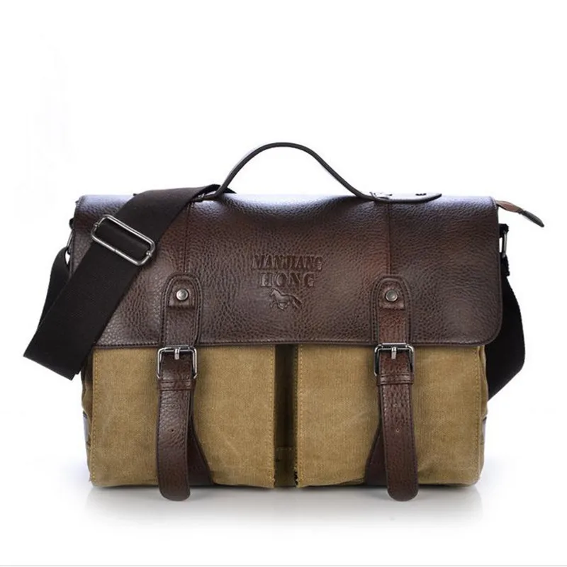 

Male Handbags new Computer Bag Men's Large Capacity Canvas shoulder bag kabelka sac tas mochila