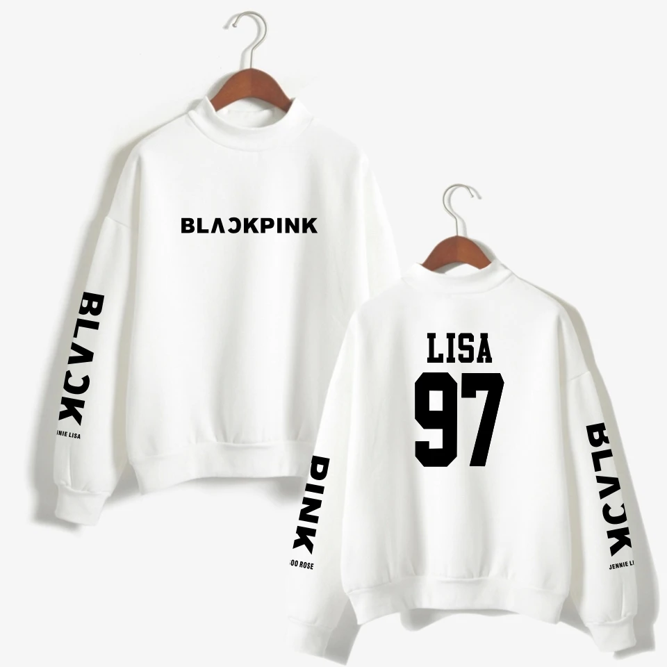  LUCKYFRIDAYF Kpop Blackpink K Pop Women Hoodies Sweatshirts Outwear Hip-Hop Blackpink Print Mens Ho