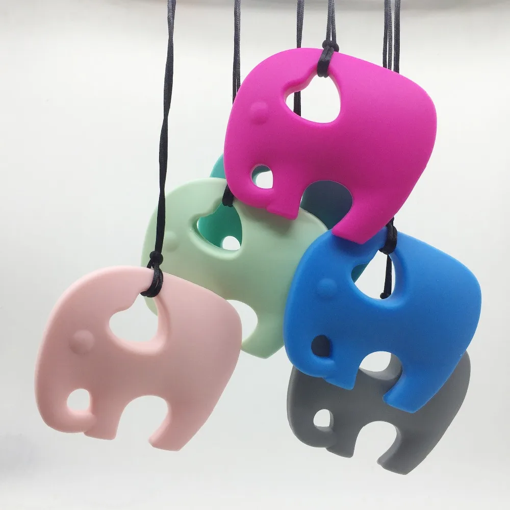 2 шт. Силиконовые Прорезыватели для зубов в виде слона|baby teething|baby teether teethingbaby |