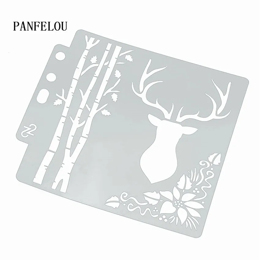 Трафареты для скрапбукинга Milu deer Пластиковая форма щит сделай сам украшение