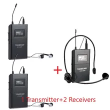 Takstar WTG-500/WTG500 UHF беспроводная акустическая система передачи для туристического гида/обучения 1 передатчик+ 2 приемника