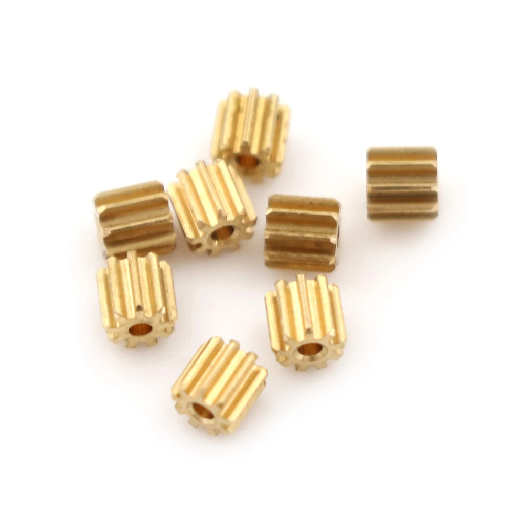 White/Gold Parts Motor Gear Metal Gear Plastic Gear