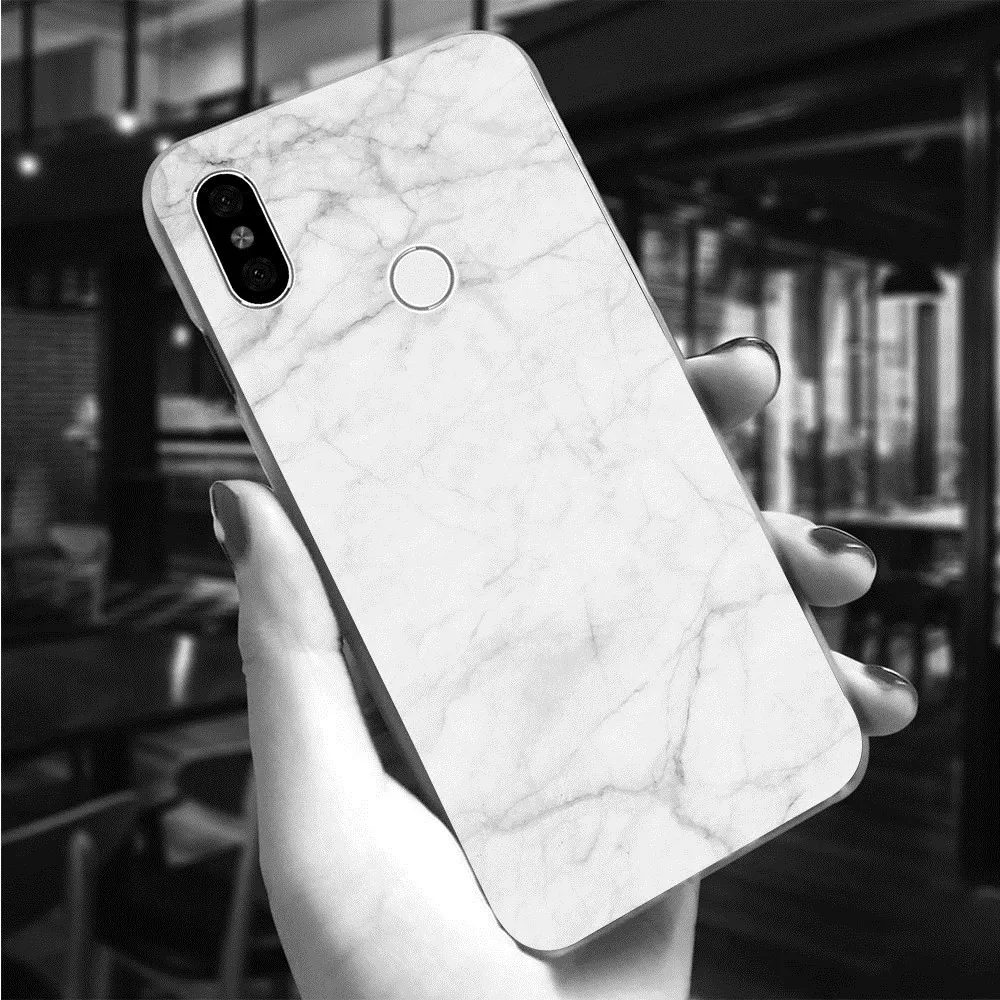 

Hard Case for Xiaomi Redmi 5 Plus Pure Marble Cover for Redmi 6 Pro Case 4A 4X 5 Plus 5A Prime 6A Note 5 Back Covers Colorful