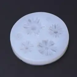 Силиконовые формы DIY ювелирных изделий с цветочным принтом кулон зеркало эпоксидной смолы торт украшения ручной работы ювелирные