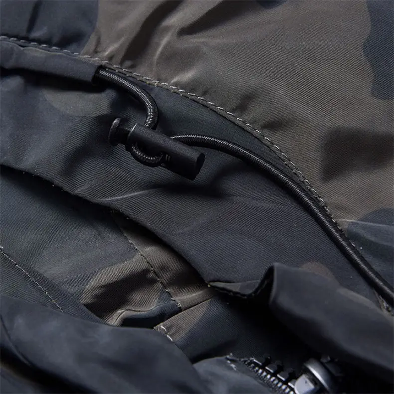 MuLS 2019 Hooded Jackets Men Autumn Ugly Camouflage Jacket Coats Water-Resistant Spring Lightweight Male Outwear Mens Size M-4XL 8