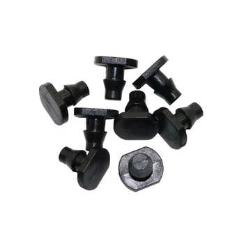 50pcs 4mm Irrigation End Plug Garden Irrigation System 1/4 In Hose Closure 4 / 7mm Plug Gardening Tool Accessories 1