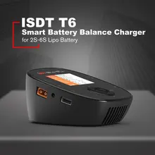 ISDT T6 Lite 600W 25A Intelligent Smart Battery Balance Charger Discharger for 2S-6S Lipo Battery for RC Drone