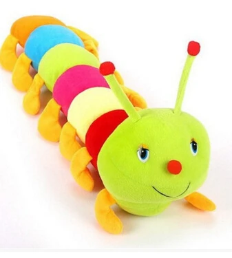 Красочные гусеница многоножка большая кукла насекомое подарок ко Дню Святого Валентина плюшевые игрушки