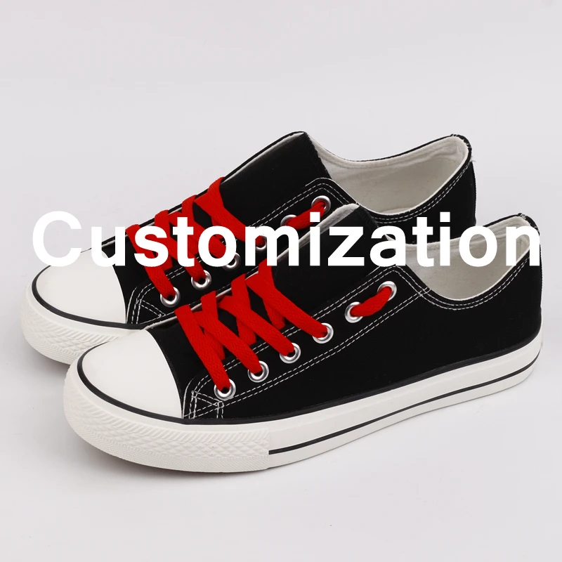 

Low Top Casual Men Canavs Shoes Customized Printed America Adults Tenis Platform Shoes Lace-up Espadrilles Sapato Masculino