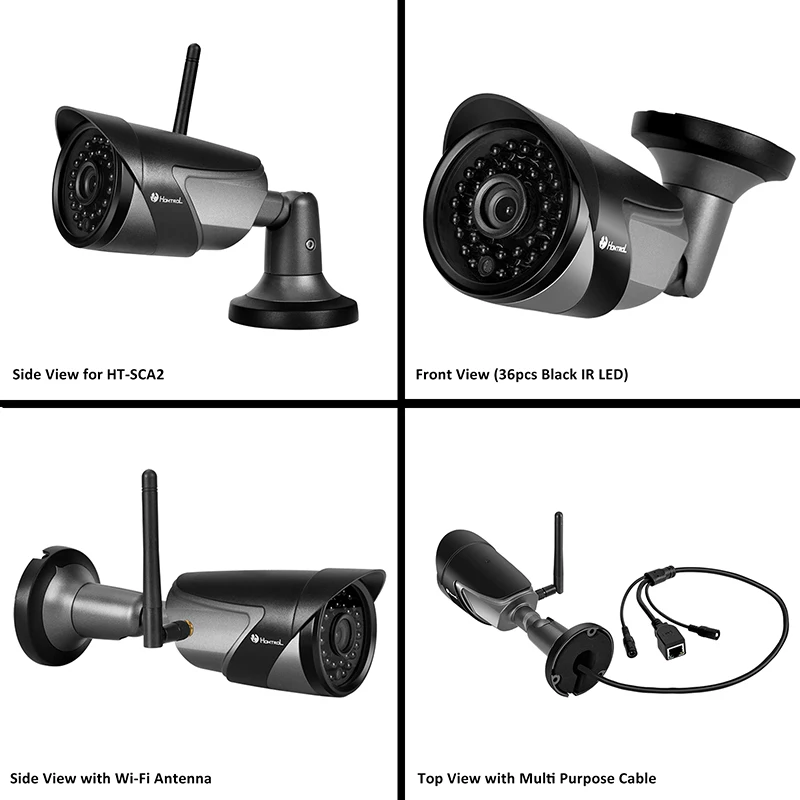 Homtrol HT-SCA2 Waterproof IP Camera 18