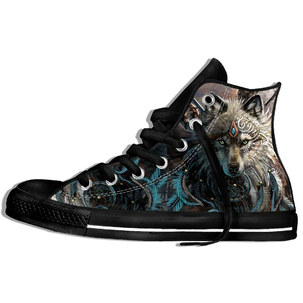 

Wolf Warrior By Sunimaart 3D Men/Women New Design Summer Animal Lightweight Canvas Shoes