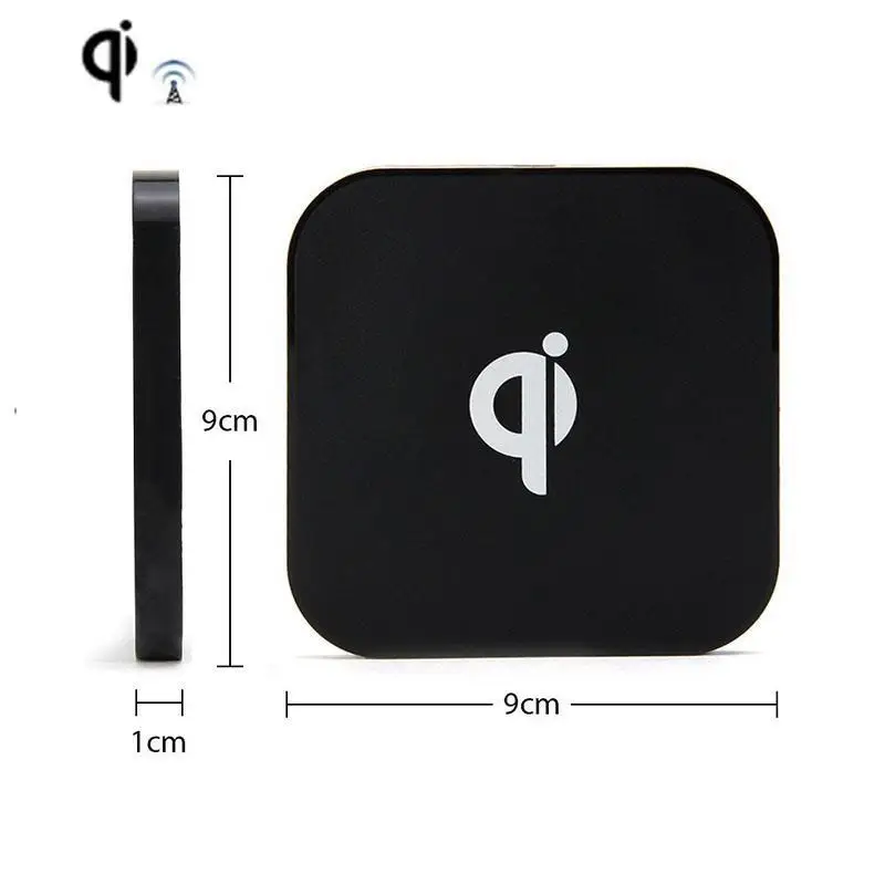 Высокое качество новое Qi Беспроводное зарядное устройство квадратное 2USB порт