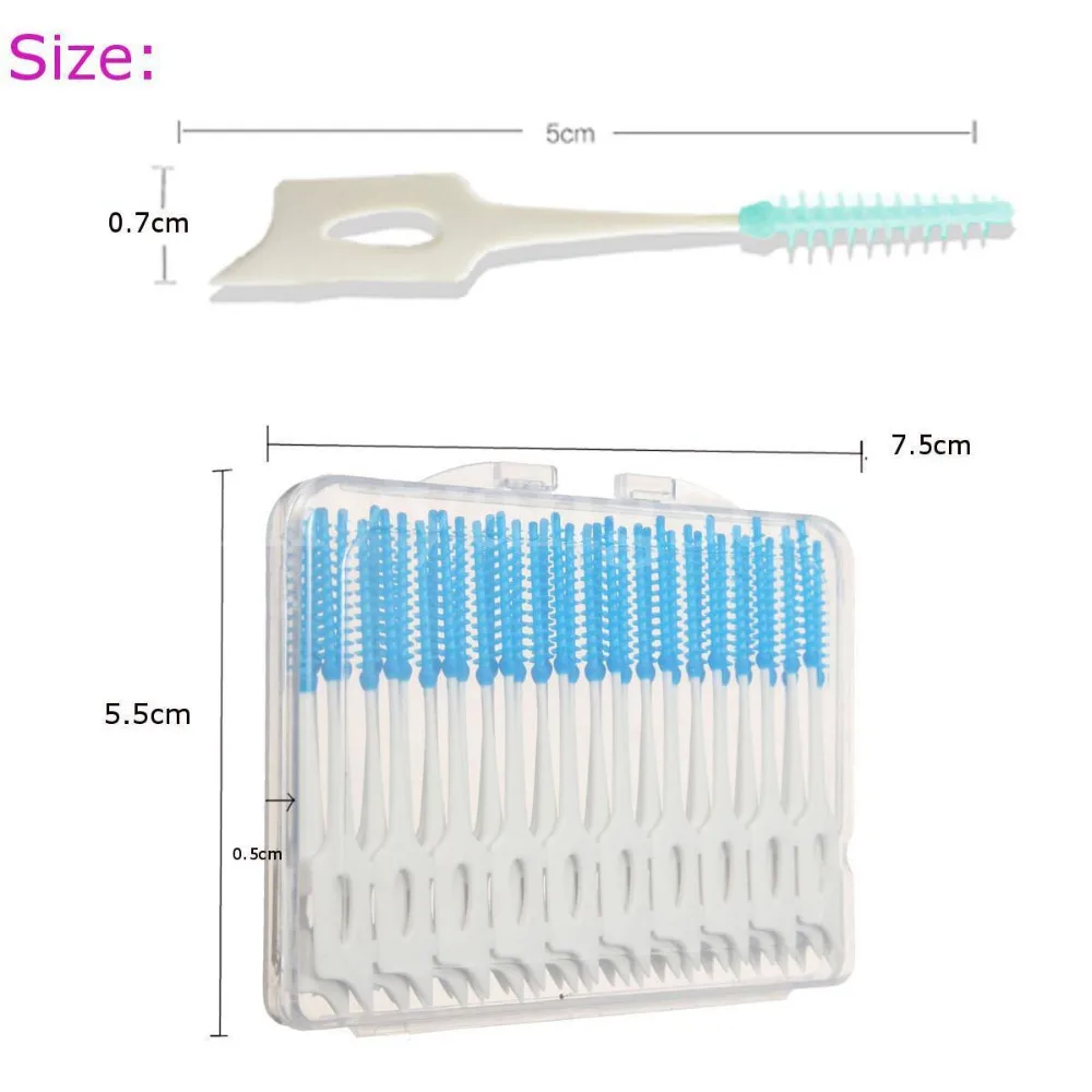Полезная 40 шт. межзубная нить щетки для зубов Уход за полостью рта чистящий инструмент Горячая Распродажа