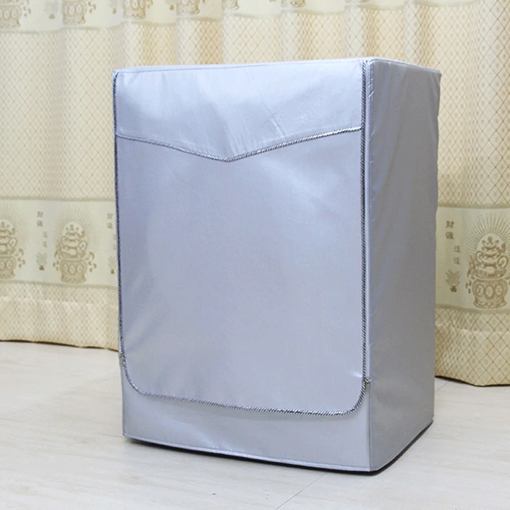 

Sunscreen Dust Proof Cover Washing Machine Cover Waterproof Case Washing Machine Protective Dust Front Load Wash Dryer S-L