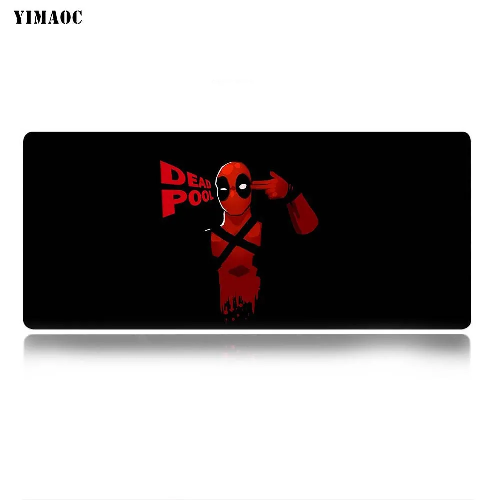 MP6 40x90cm YIMAOC Marvel comics Deadpool коврик для мыши 40x90 см компьютерный коврик для мыши Противоскользящий коврик для игровой мыши из натурального каучука - Цвет: MP6 40x90cm