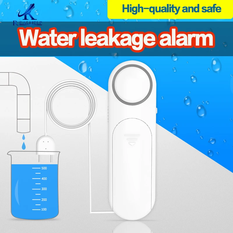 

Leakage Alarm Detector Water Leak Alarm Flood Level Overflow Detector Sensor Alerter Home Security Alarm Leakage Alarm Detector